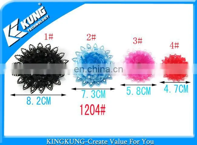 Hot selling and perfect quality plastic shoe flower/shoe accessory