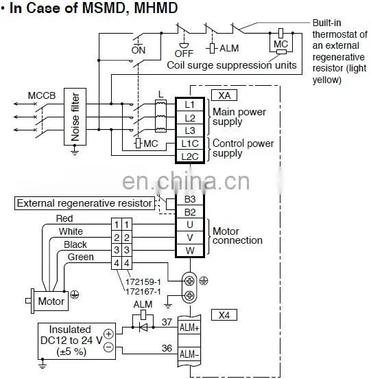 Good price 1.5kw Panasonic ac servo motor driver MDDKT5540E