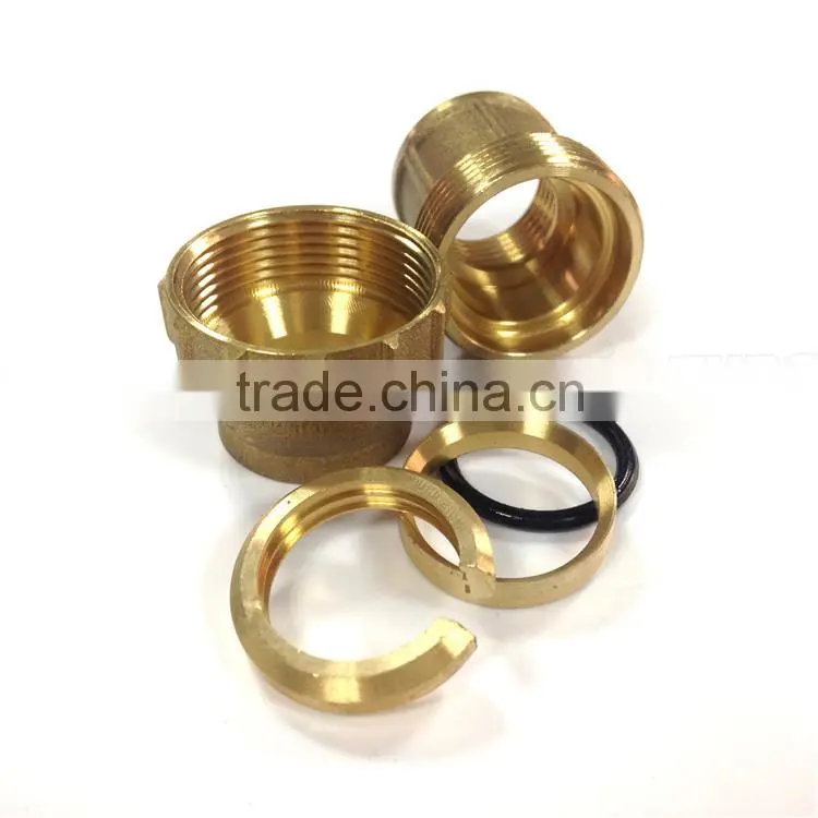 2016 female / equal straight DZR brass screw fittings for PE pipes