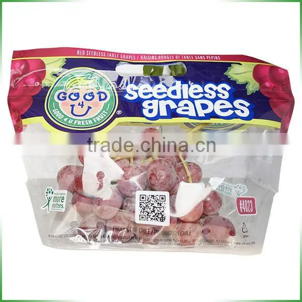 clear LDPE Chinese packing plastic bag 1kg for grape