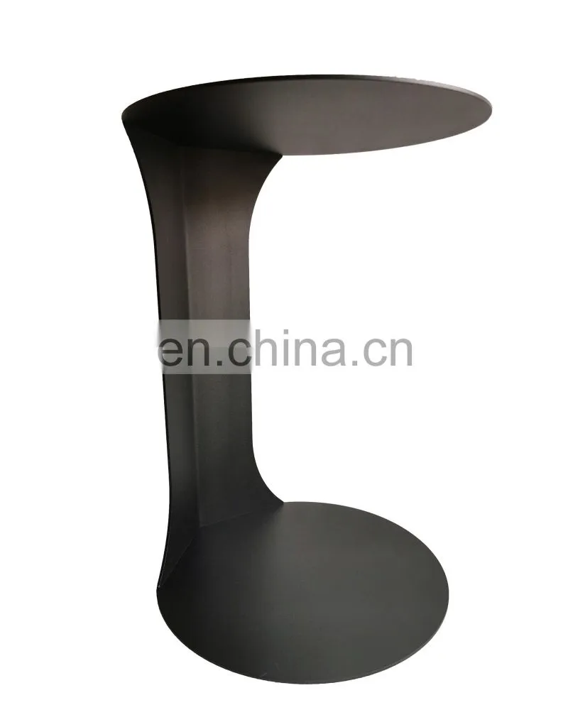 HOT Sell living room table America style sofa side table C shaped end table