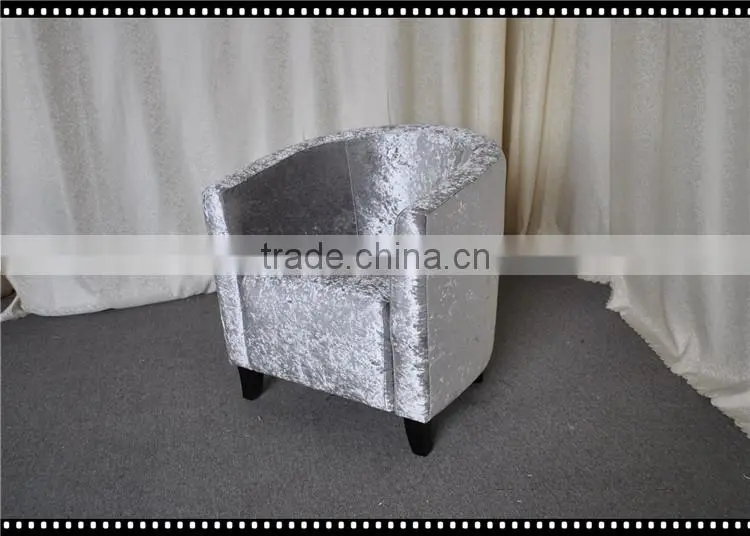 Hotel single sofa chair/armchair with ottoman with stool