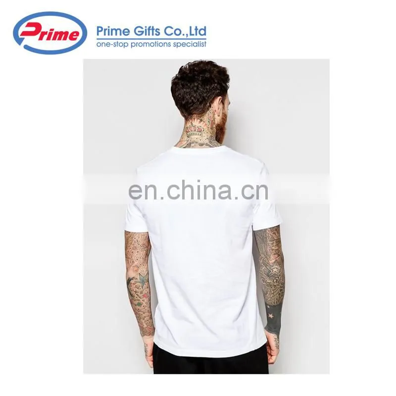 Attractive Price Promotional Gifts Custom White T-shirt for Men