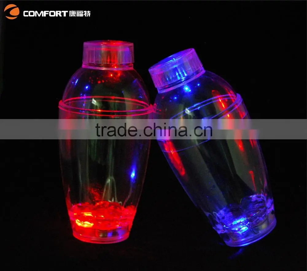 new design 180ml 200ml 450ml 750ml clear custom cocktail shaker