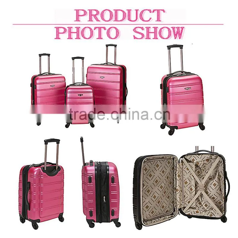 Travel trolley luggage set wholesale luggage