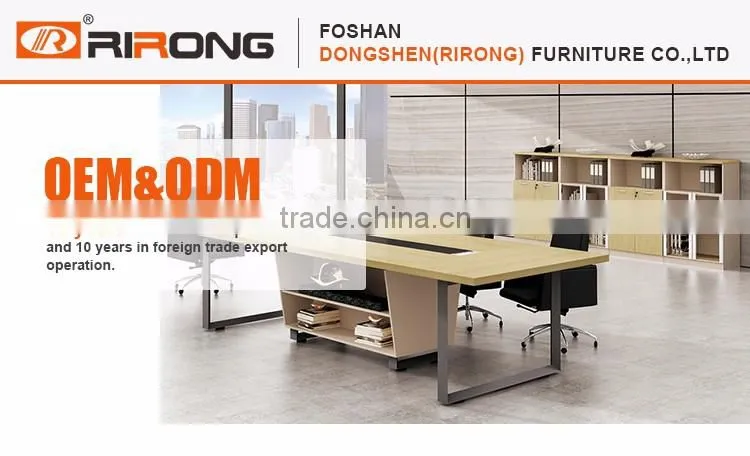 Steel legs 2.4 meter long modern meeting conference table for office furniture