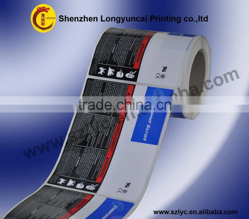 Hot sale competitive price adhesive labels for garment