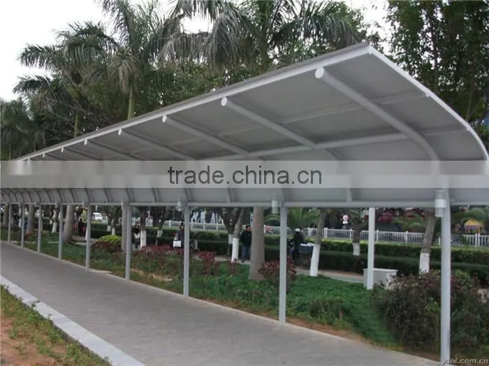Free design hot galvanized steel car canopy