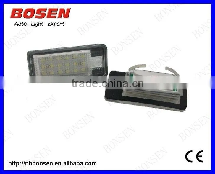 CE certified and resistor built in-side TDI car license plate led lamp