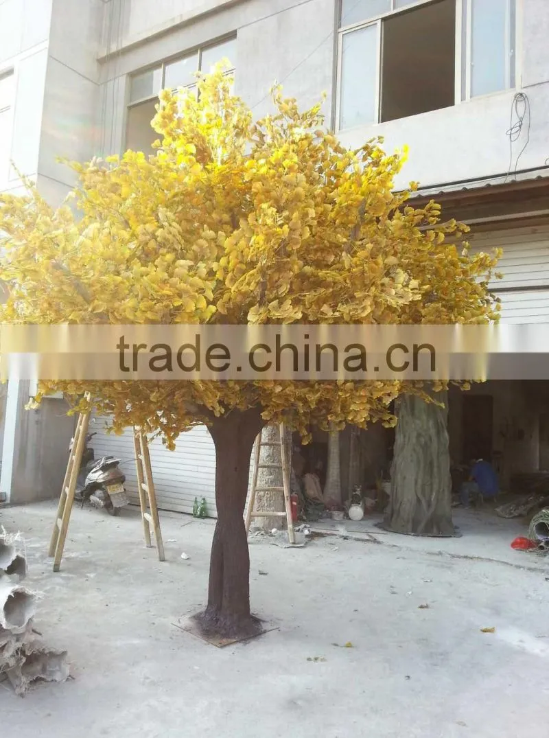 the cheap highimitation artificial trees large leaf artificial outdoor/indoor large trees ginkgo tree