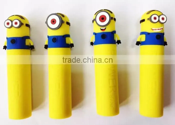2600mAh PVC power bank cartoon avenger power bank for mobile phone