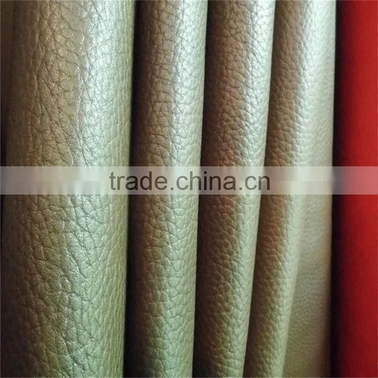 Genuine barton print cow split leather for sofa