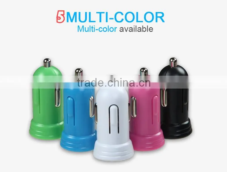 Factory wholesale car usb charger 5V 1A car charger usb for phone MP3