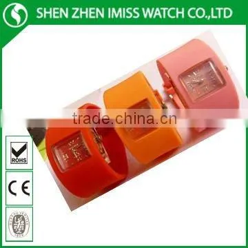 silicone slap-on watch