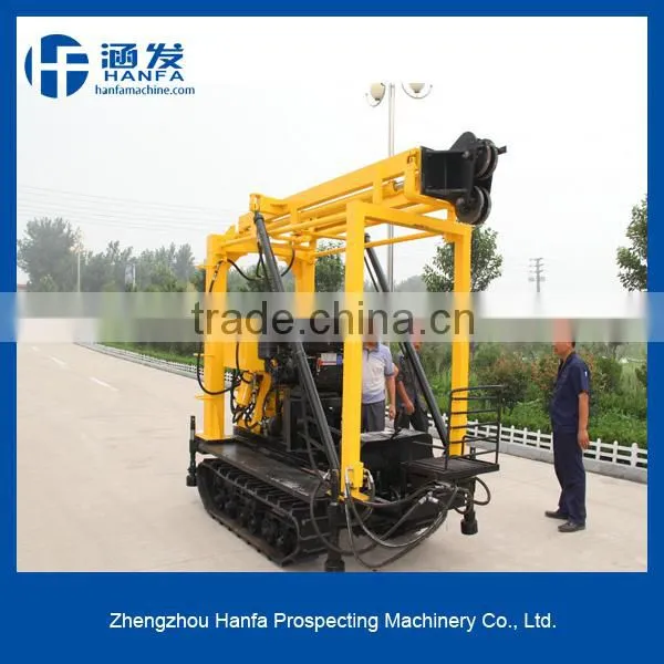 Crawler rotary drilling rig for selling!HF200L crawler multi-function rotary drilling rig