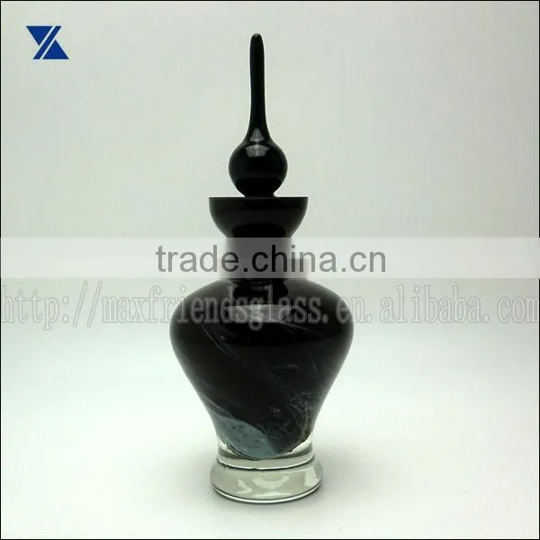 cased art glass bud vase perfume bottle scent bottle reed diffuser hand made