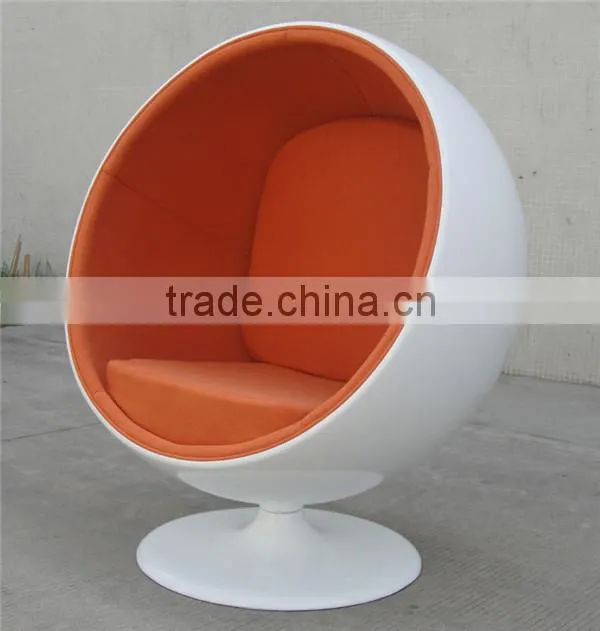 modern fiberglass Eero Aarnio Ball chair