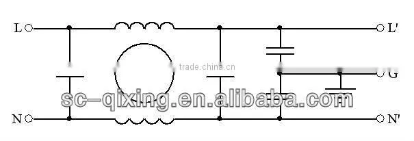 QXLB-2321 AC Power Noise Filter
