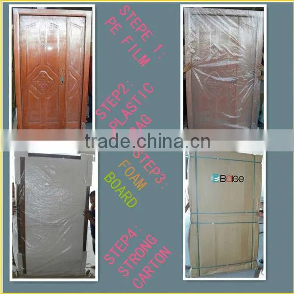 BG-F9035 Tempered Glass Fireplace Interior Door with Fireproof Door Seal