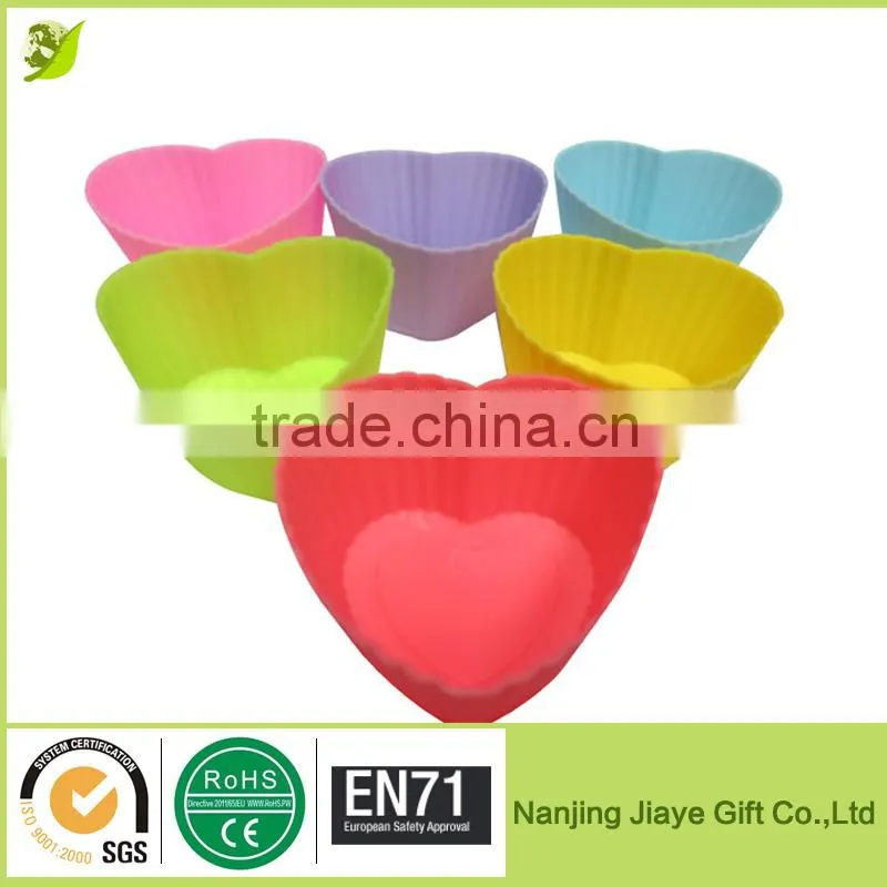 Heart shape silicon pastry mold,baking cup