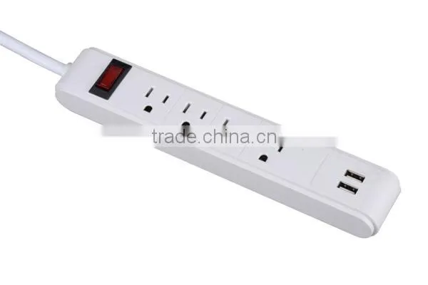 Guangzhou Factory ul approvals 5 outlet power strip/ individual switch