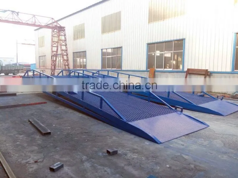 Hydraulic container truck loading ramp for forklift High quality products for a large number of reservation