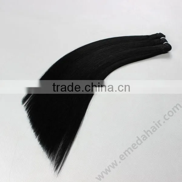 Hot selling no shedding cheap unprocessed virgin Mongolian light yaki hair