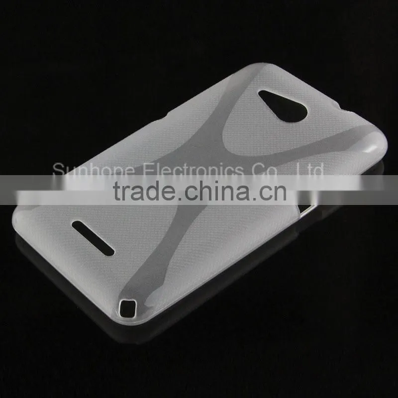 X line design tpu casing for Xperia E4g E2003 E2006 E2053 E2043