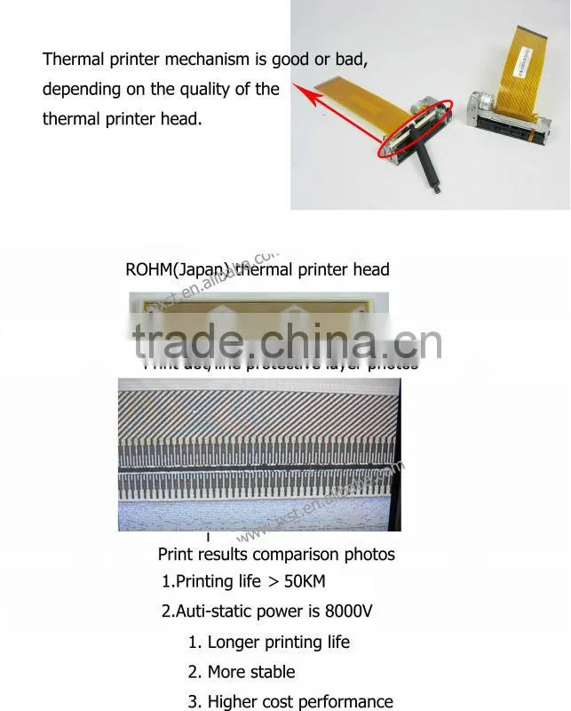 Heat printer mechanism JX-2R-01B