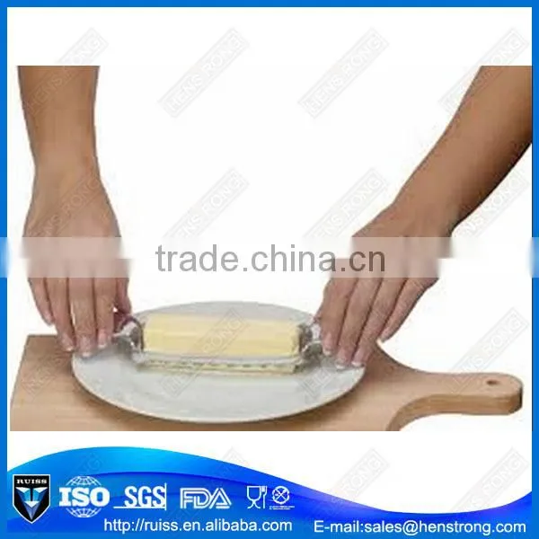 Convenient fast butter cutter with double handle