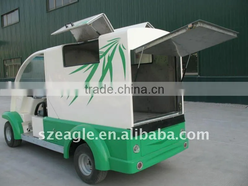 waste truck, pure electric, Model EG6020X, 48V 4KW DC system,