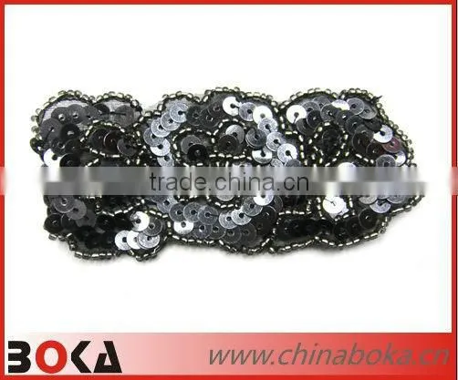 Fashion handmade beaded sequins patches for clothes