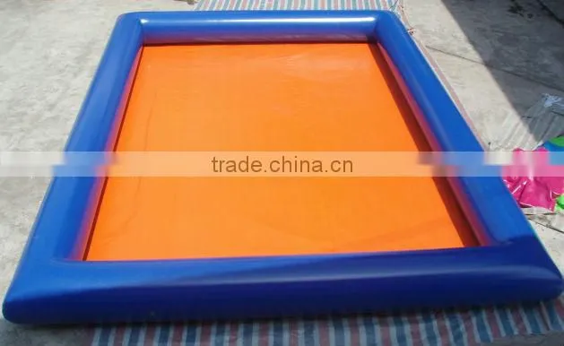 Rectangular above ground swimming pool / water toys pool