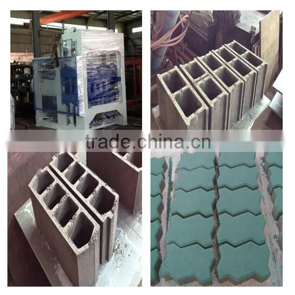 High capacity QT10-15 fuly automatic hollow brick making machine