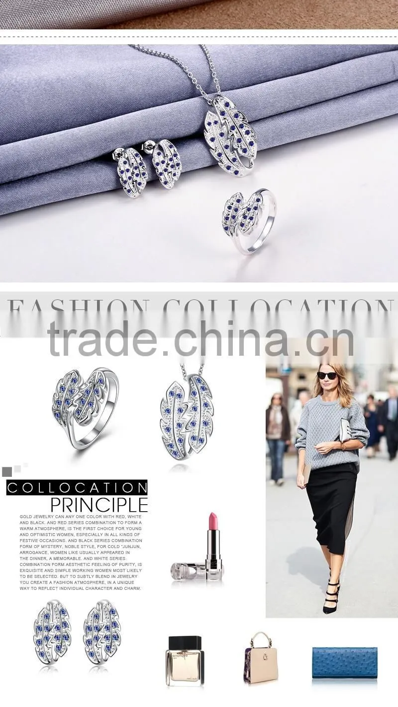 Silver plated design chic pearl necklace set