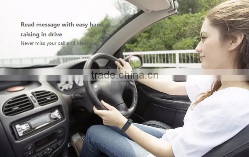 Bluetooth Waterproof bracelet pedometer, Touch Key Vibrating wristband, Smart Wristband With OLED Screen