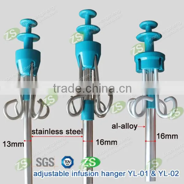 Aluminum Alloy Hospital Transfusion IV Pole / Infusion Pole / Infusion Set