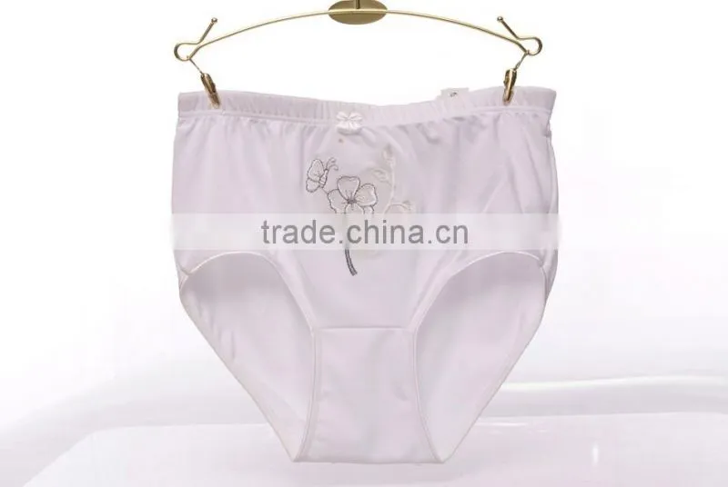 nylon milk silk fat woman panties