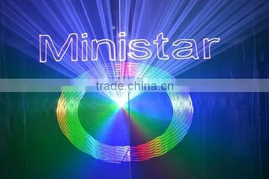 3000mw Ministar RGB animation pure diode laser light