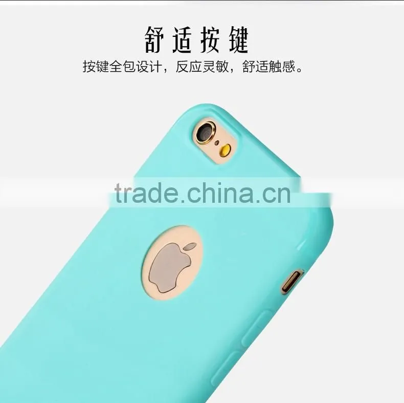 Original USAMS Soft TPU Full Rubber Back Case with Dust Plug for iPhone 6Plus 6s Plus 5.5 inch MT-5742