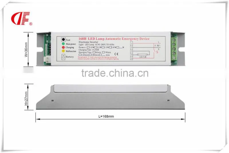 Led panel light emergency power pack kit, 3 hours duration, emergency inverter with CE Rohs FCC approved