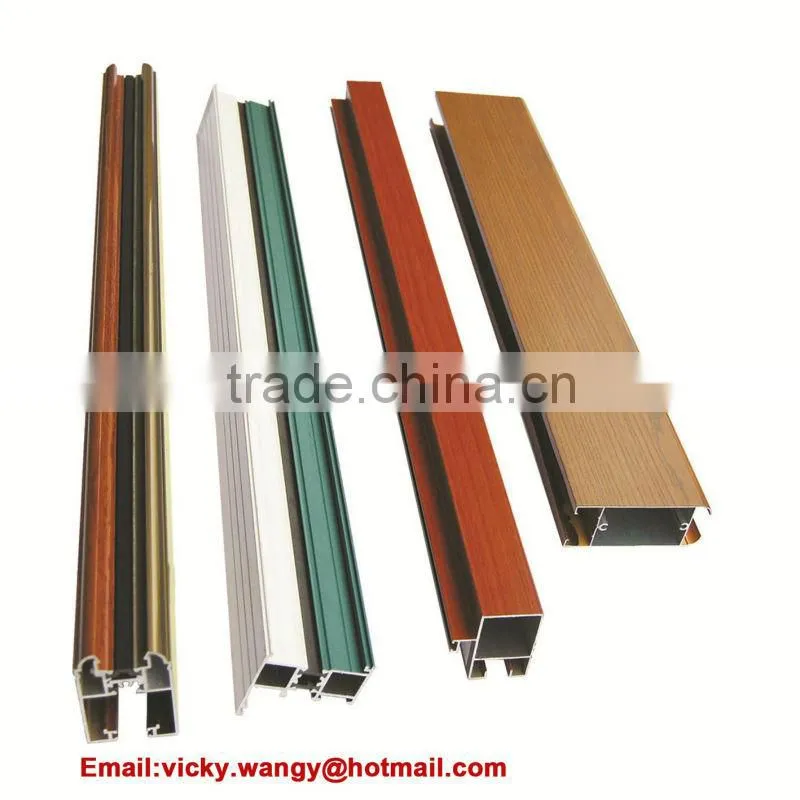 Aluminum Extrusion Profile Wood Grain