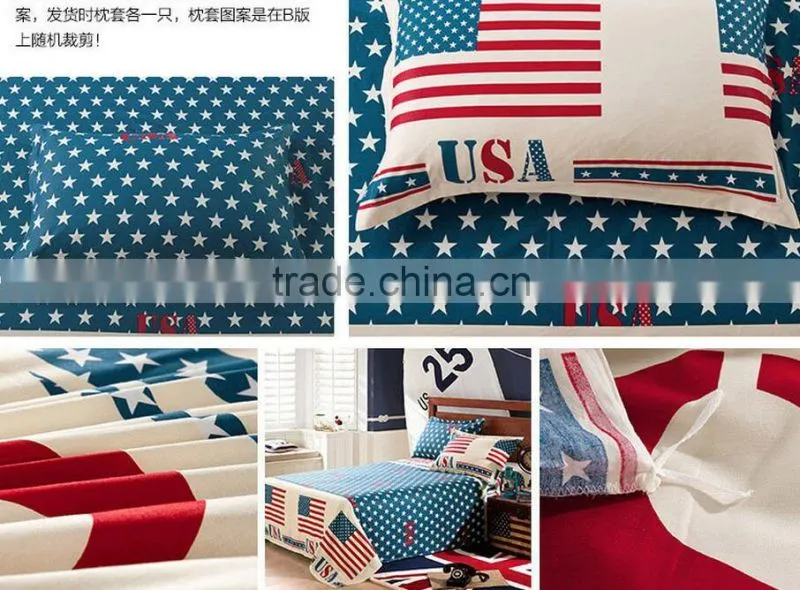 100% Cotton 3D Bed Sheet Set