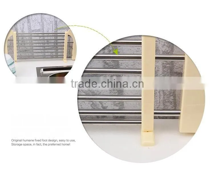 S/S+ABS 18*46*2 KITCHEN SINK DISH DRAINER