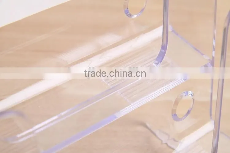 In hotel or Canteen hanging service equipment Plastic suspension hanging PS display stand