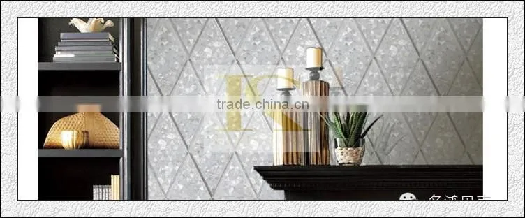 China manufacturer hexagon mother of pearl mosaic tiles in stock