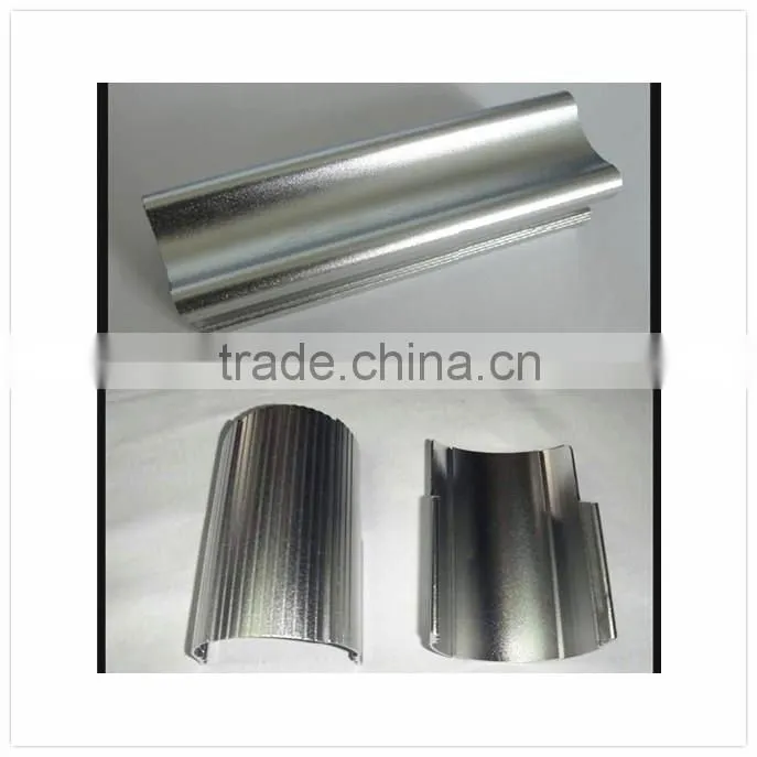 Sandblasting Anodizing Silver Aluminium Profiles