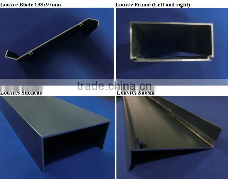 prefabricated easy install industrial louver fence