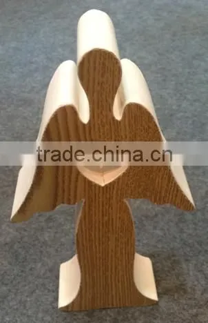 MHOME wooden angel look home deco