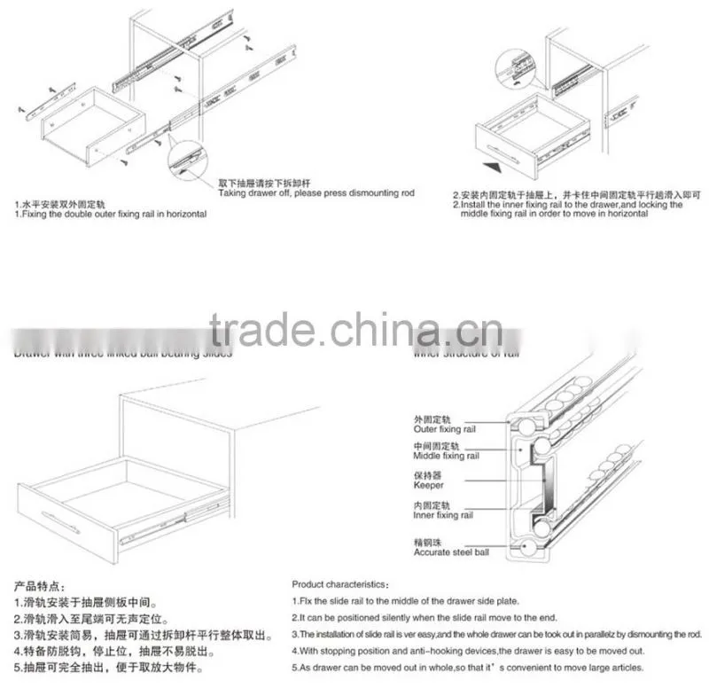 Slide Rails For Furniture
